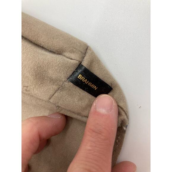 Brahmin, brown leather womens shoulder bag with snake print - Picture 9 of 10